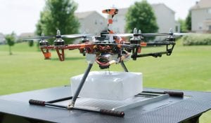 Valqari Drone Delivery | drone delivering box